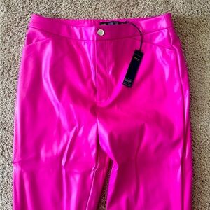 NWT Finesse Women's Faux Leather Pants